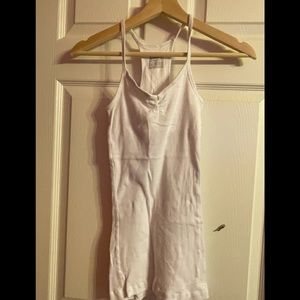 Mossimo supply racer back tank top sz S white